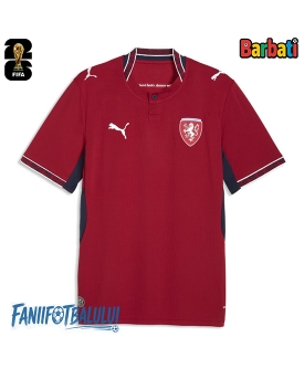 Republica Cehă Tricou Fotbal Replică Mondial 2026 Barbati Acasa